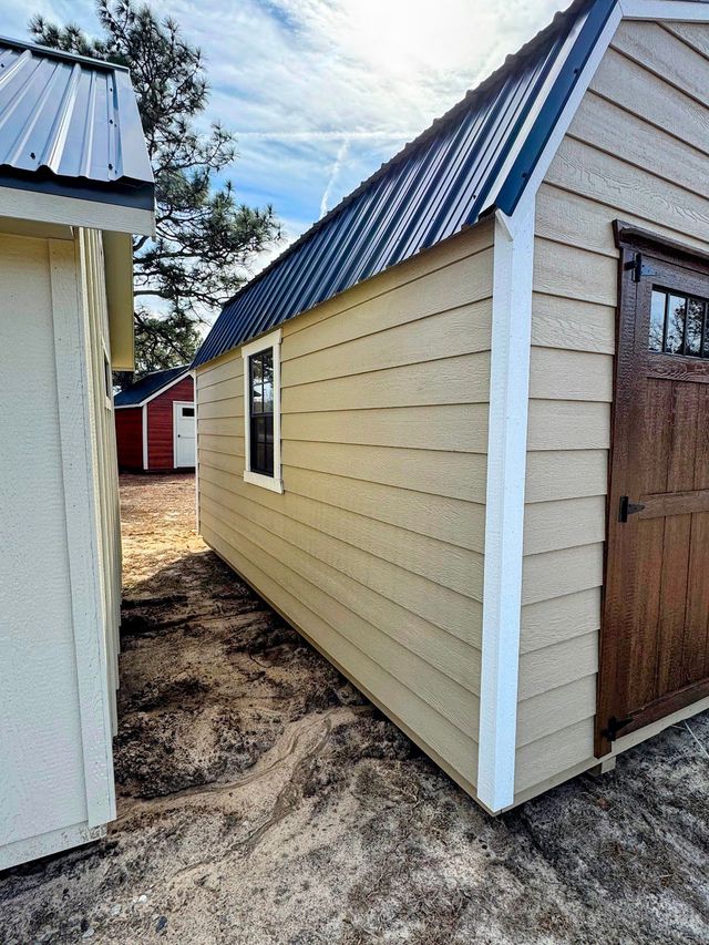 10x16 Lofted Low Wall 54864 | Rabers Buildings of Aiken LLC